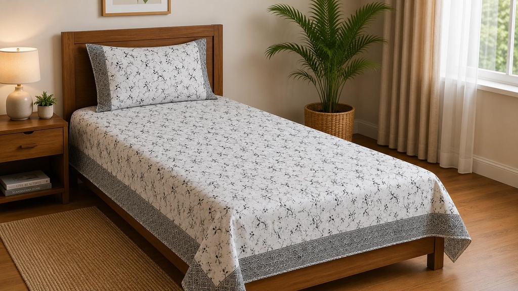 [S 15] Single Bedspread | Pure Cotton