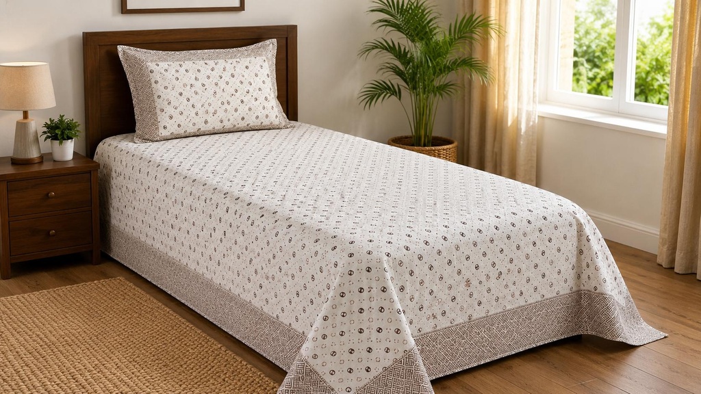 [S 16] Single Bedspread | Pure Cotton